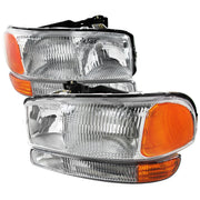 1999-2006 GMC Sierra/Yukon/Yukon XL Factory Crystal Headlights Bumper Lights