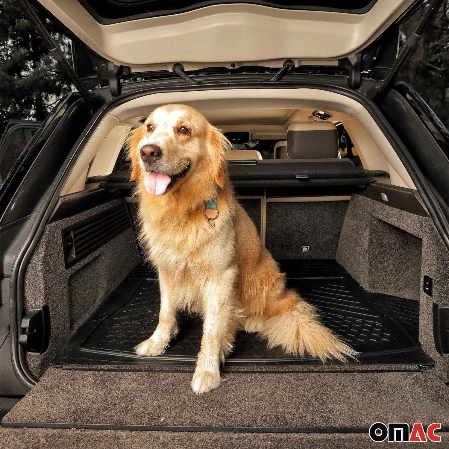 2020-2026 Hyundai Venue Semi-Custom fit Cargo Mats Liner All Weather Black Rubber