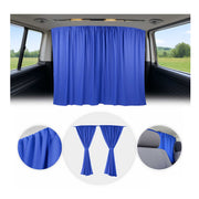 RAM ProMaster City Cabin Divider Curtain Privacy Curtains Blue 2 Curtains