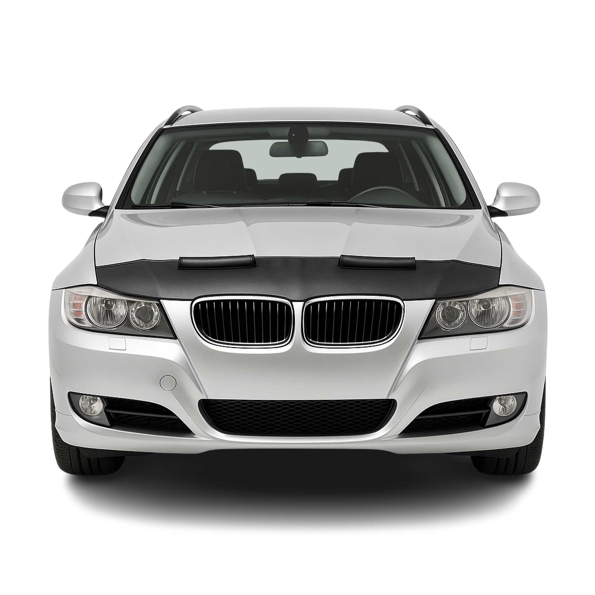 2006-2008 BMW 3 Series E90 E91 Car Bonnet Mask Hood Bra Half Black