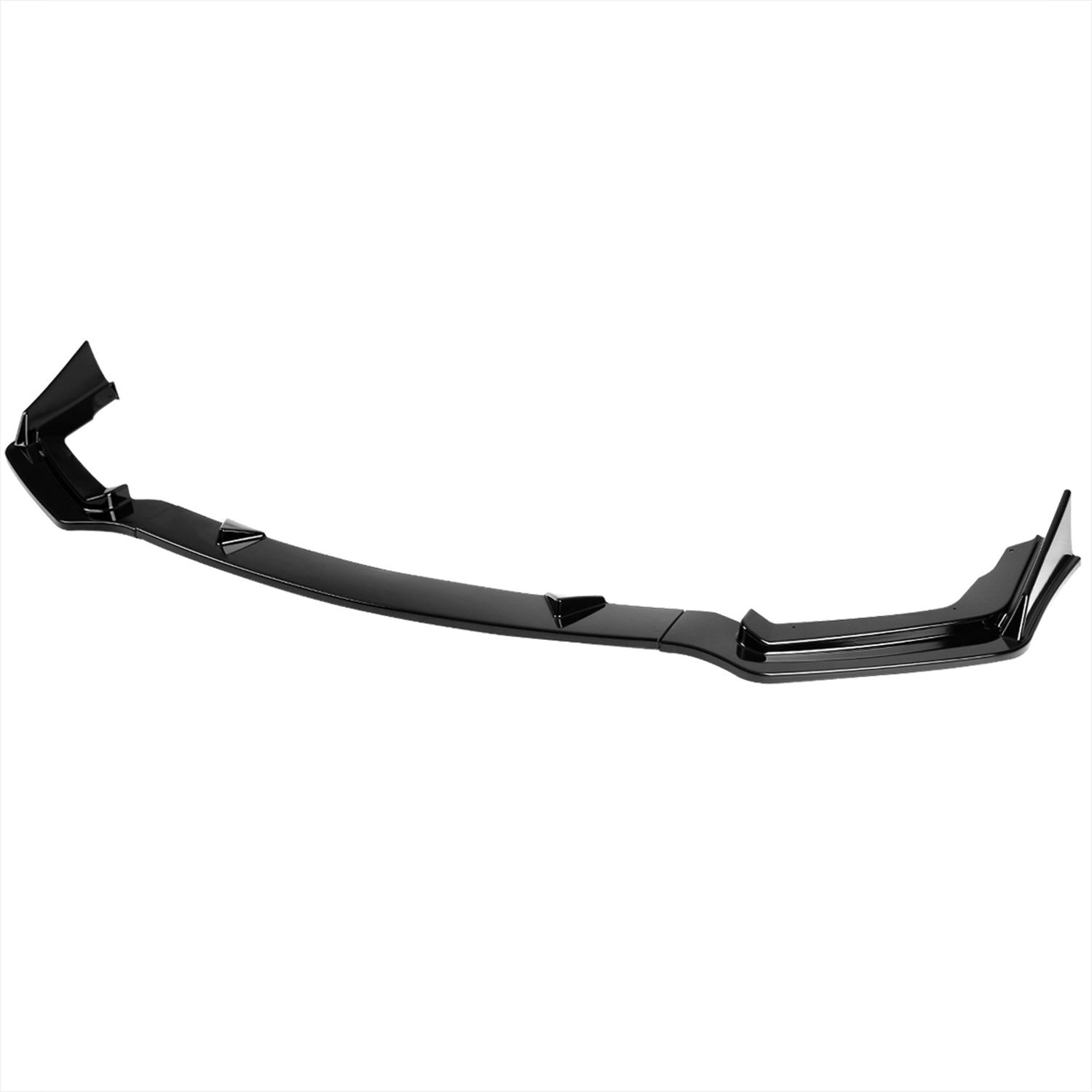 2014-2018 Infiniti Q50 Sport Glossy Black Polypropylene 3Pcs Bumper Lip