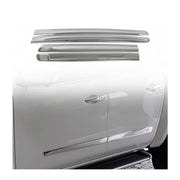 2005-2021 Nissan Frontier Side Door Molding Trim Stainless Steel Silver 4x