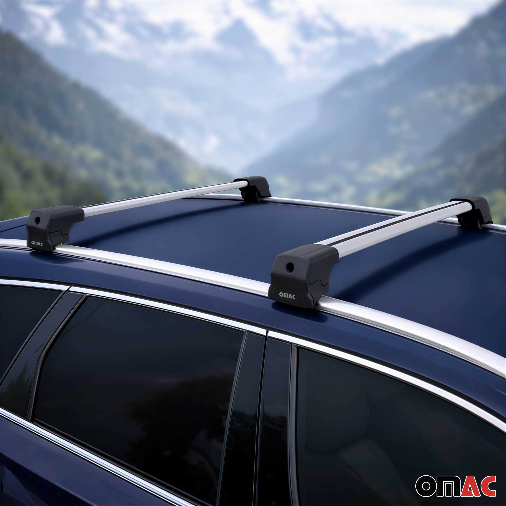2019-2023 Hyundai Santa Fe Roof Rack Cross Bars Silver
