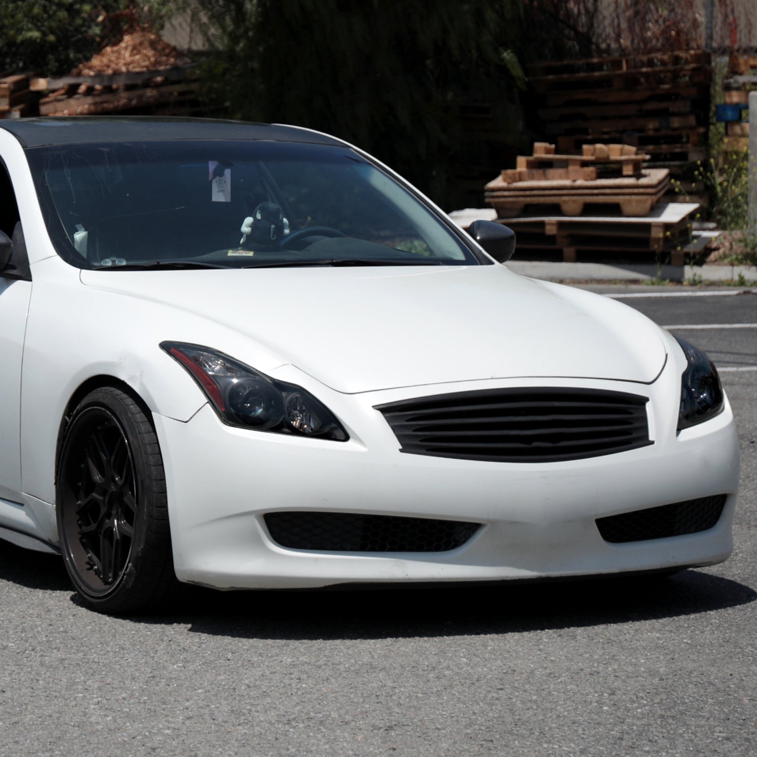 2008-2013 Infiniti G37/2014-2015 Q60 Factory Style Headlights Matte Black Smoke