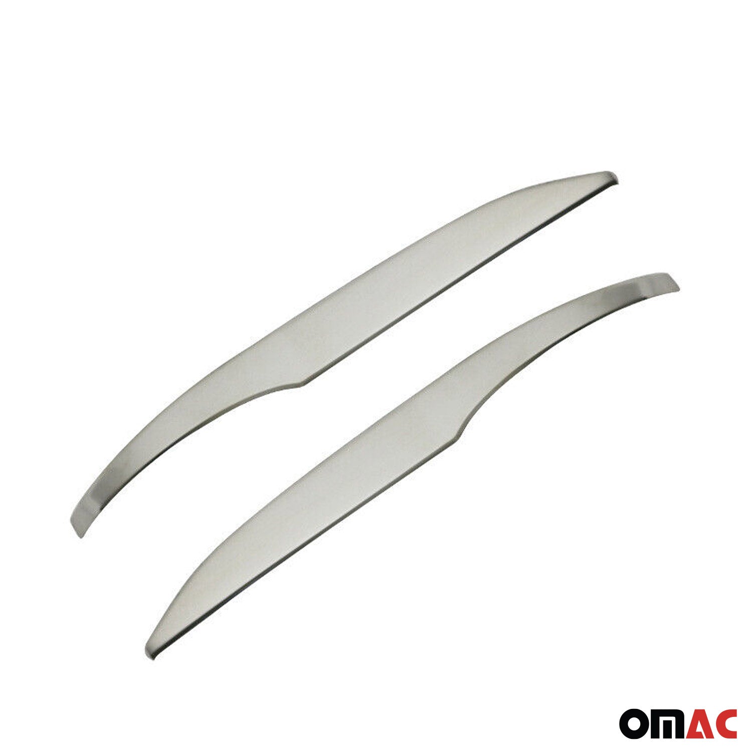 2016-2023 Toyota Hilux Side Mirror Cover Caps Stainless Steel Silver 2 Pcs