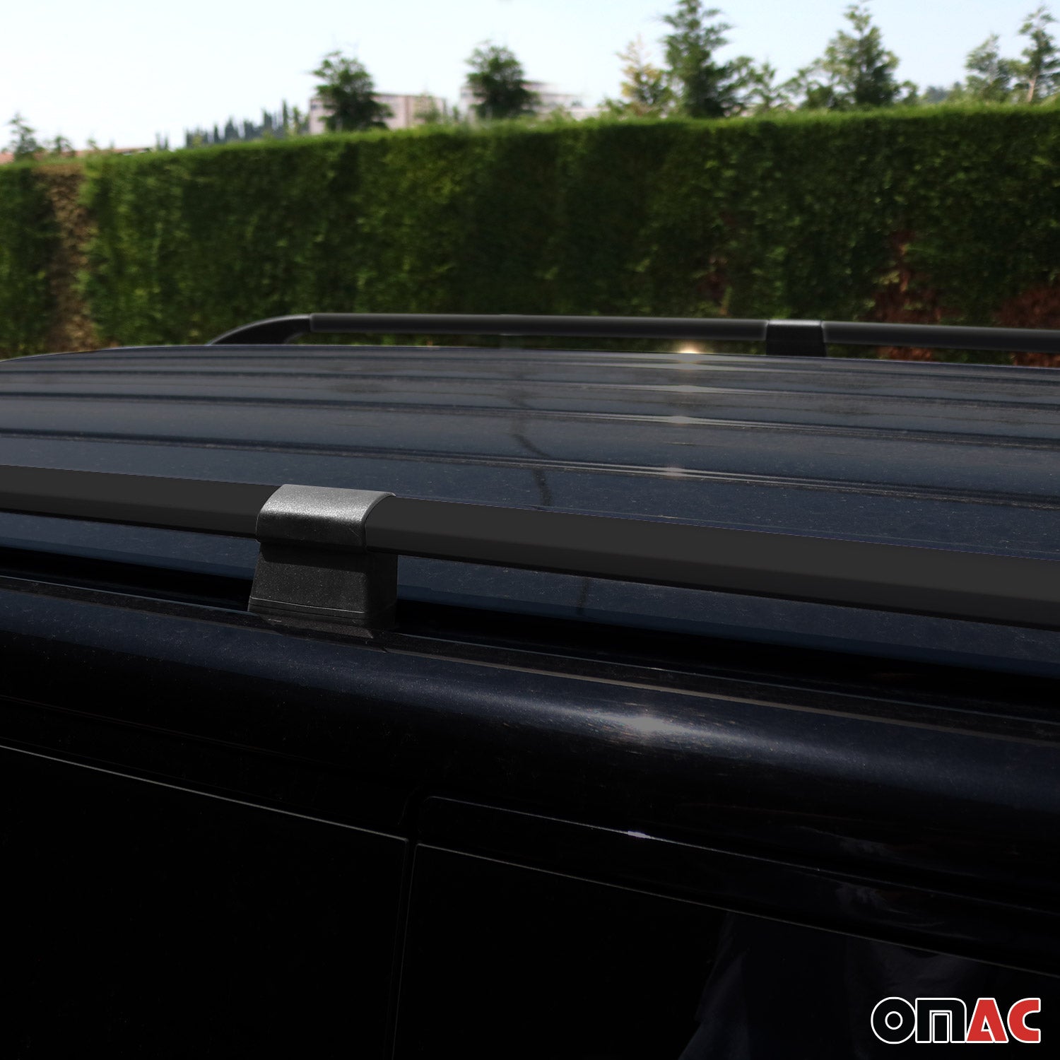 2014-2026 RAM ProMaster 1500 2500 3500 L1-H1 Roof Rack Side Rails Aluminium Black 4 Pcs
