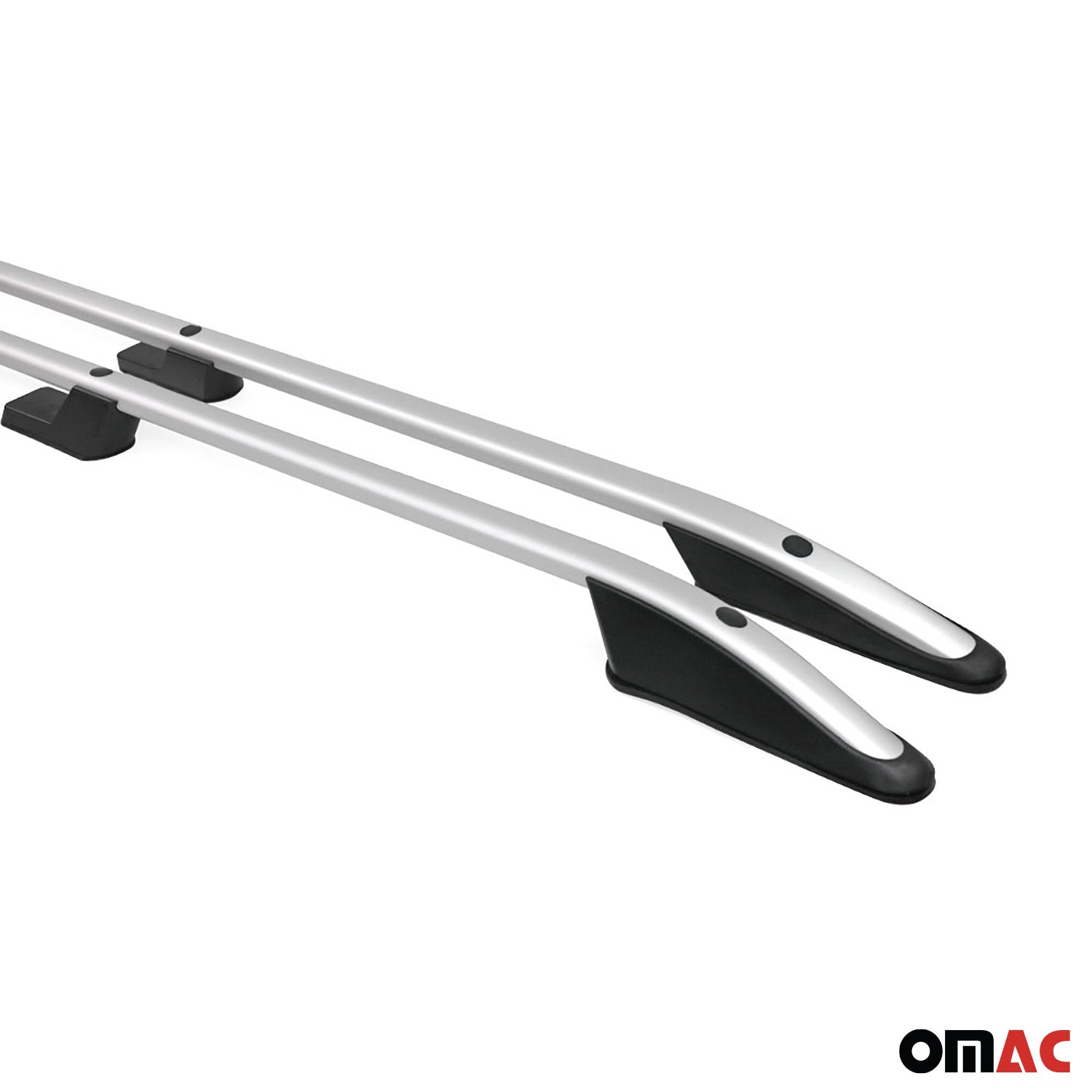 2015-2026 Ford Transit & E-Transit L2 Regular Roof Rack Rails Side Rails Silver