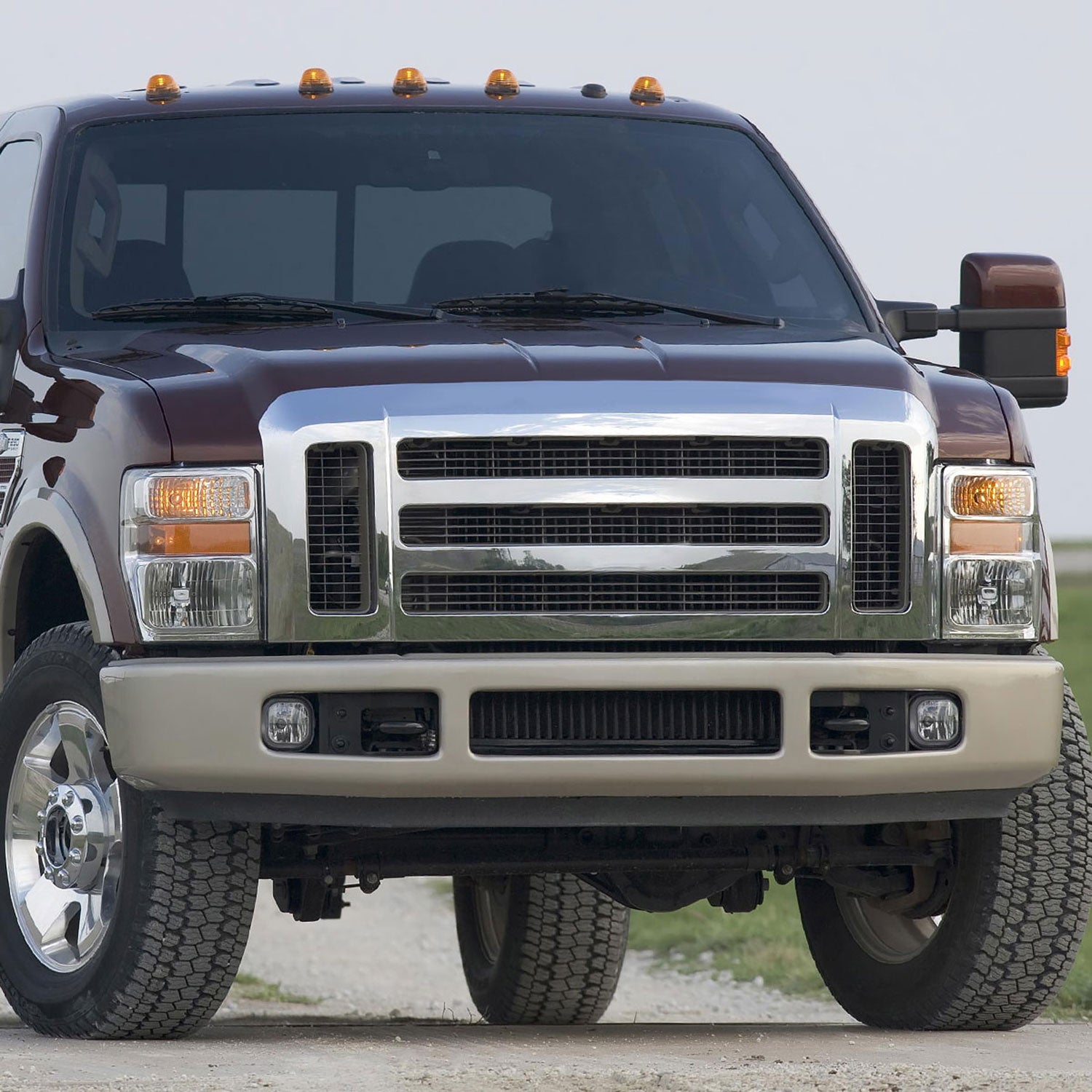 1999-2004 Ford F-250/F-350/Excursion H10 Fog Lights Chrome/Clear Lens