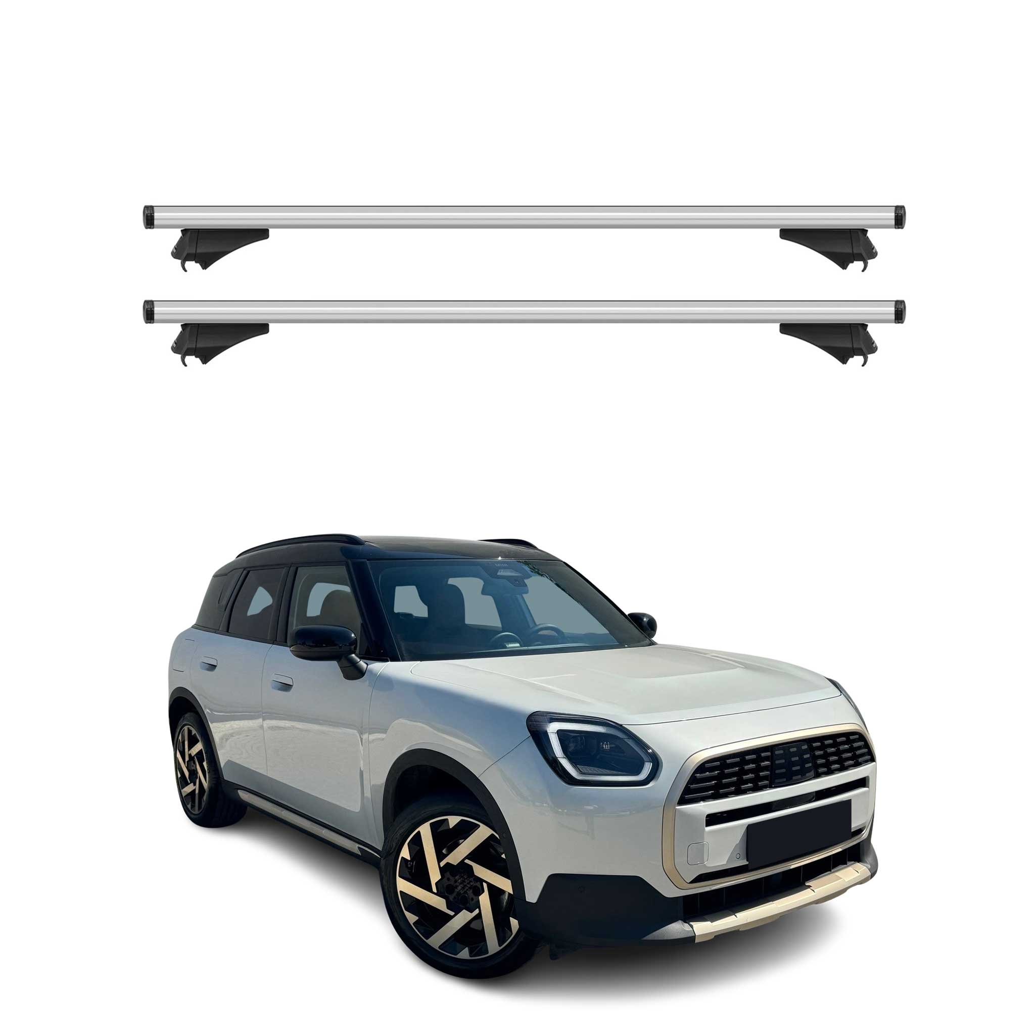 2023-2026 Mini Countryman U25 Roof Rack Cross Bars Silver