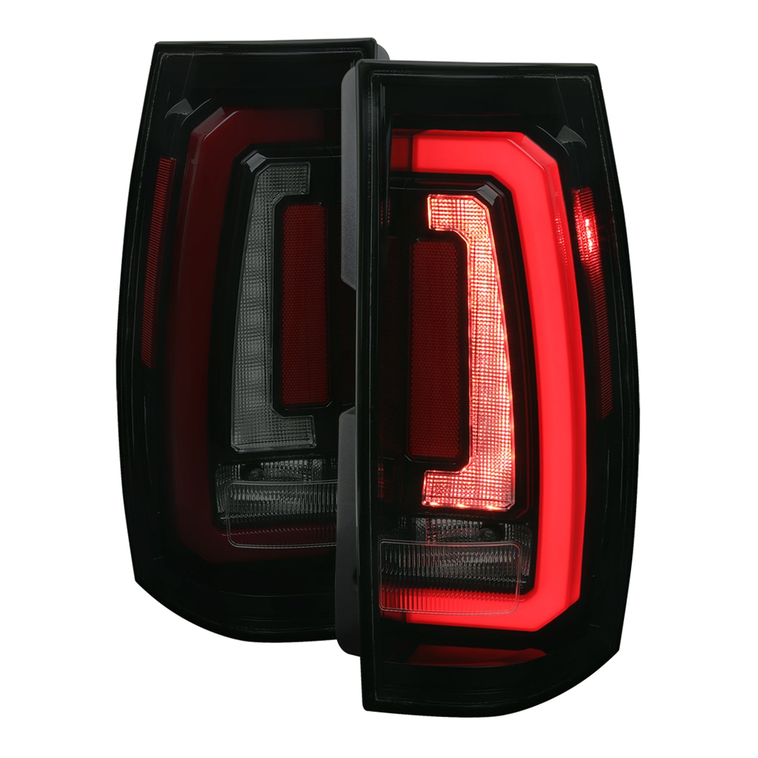 2007-2014 Chevy Tahoe/Suburban/Yukon/Denali LED Signal Tail Lights Black