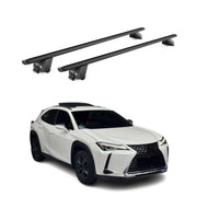 2019-2026 Lexus UX200 UX250h Roof Rack Cross Bars Black Carrier 2 Pcs