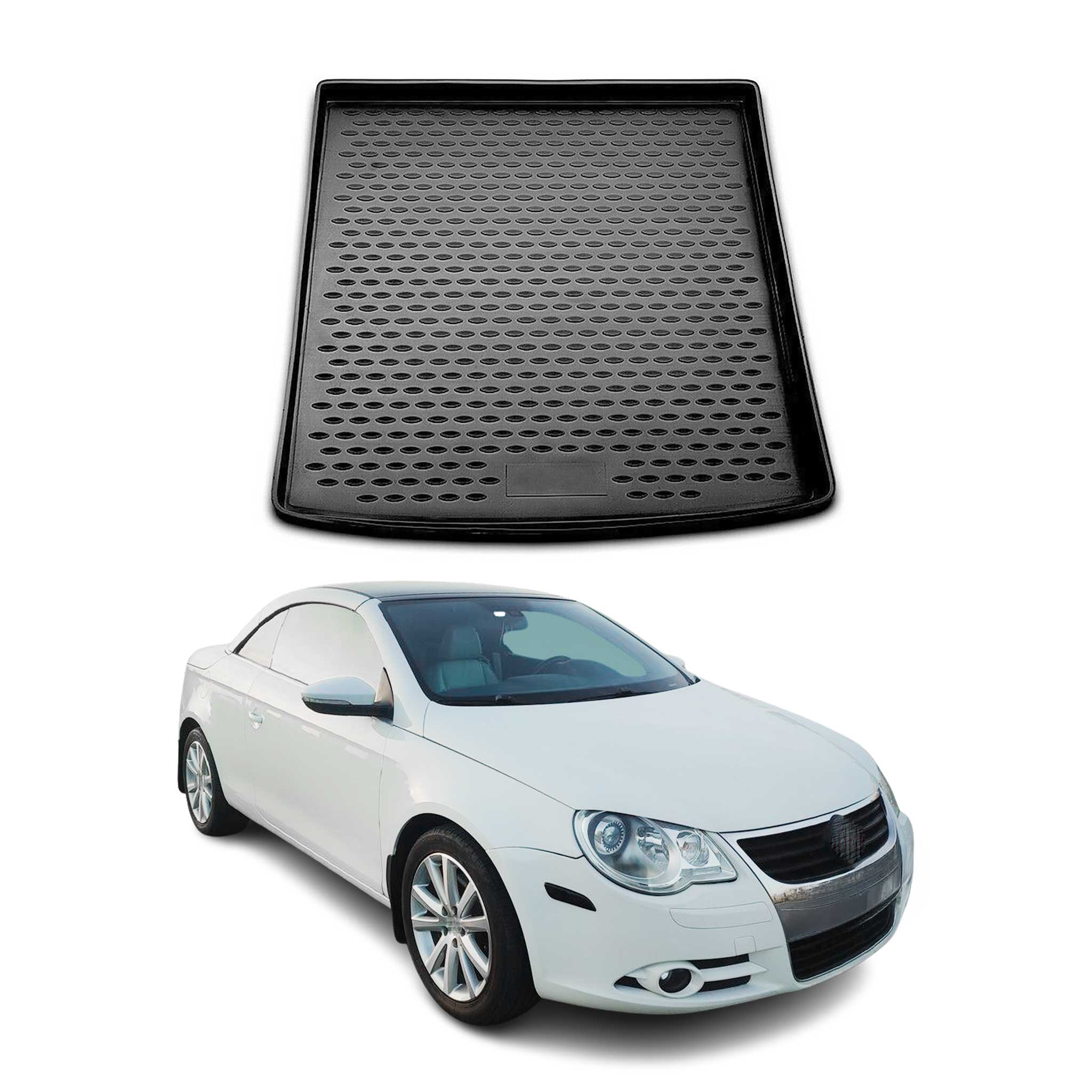 2007-2016 VW EOS Cargo Liner Trunk Mat All Weather Black