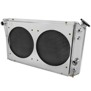 1982-2002 Chevy S10/Blazer/Corvette 3 Row Radiator with Dual Fan Shroud Design