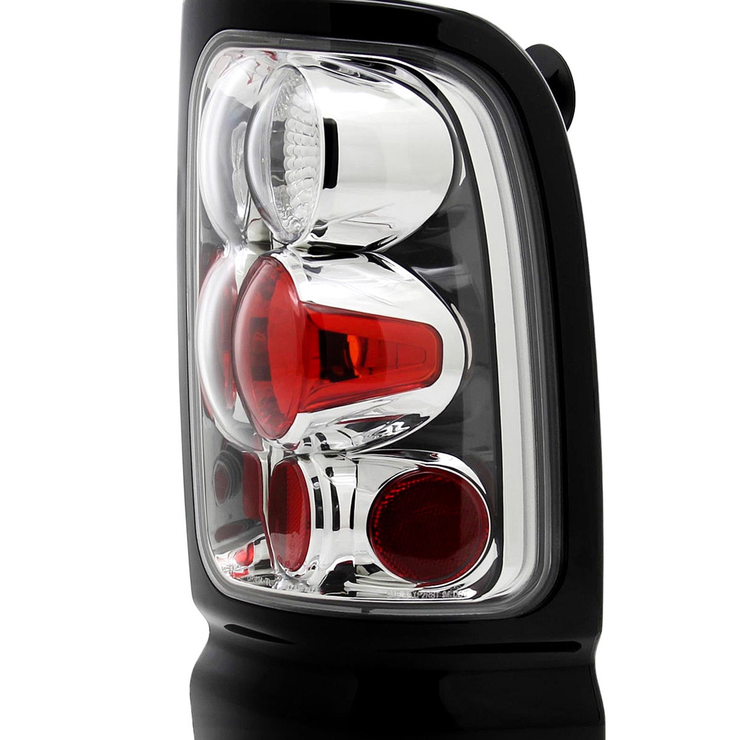 1994-2002 Dodge RAM Tail Lights Chrome Housing/Clear Lens