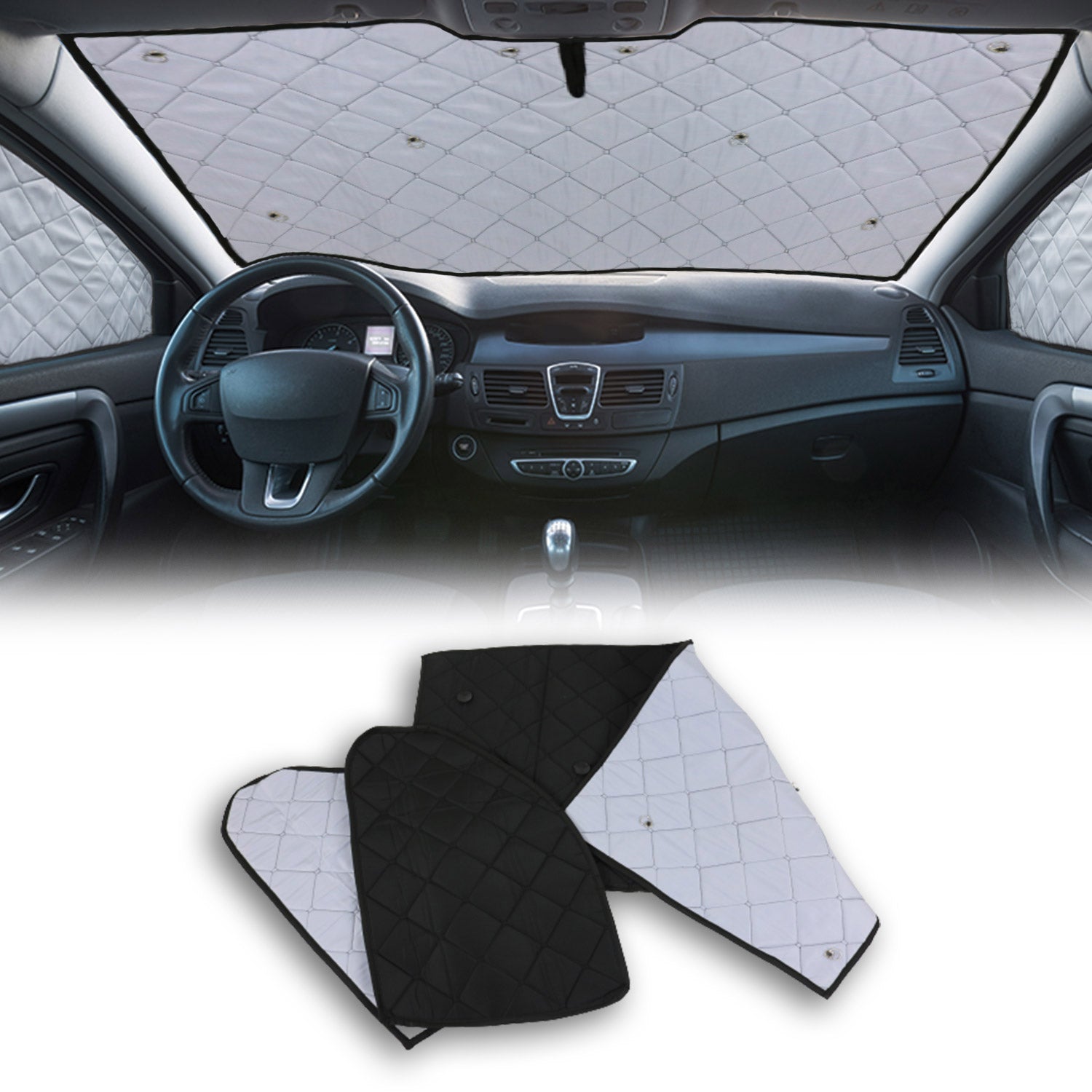 2019-2026 Mercedes Sprinter W907 910 Thermal Windshield Sun Shade Magnetic