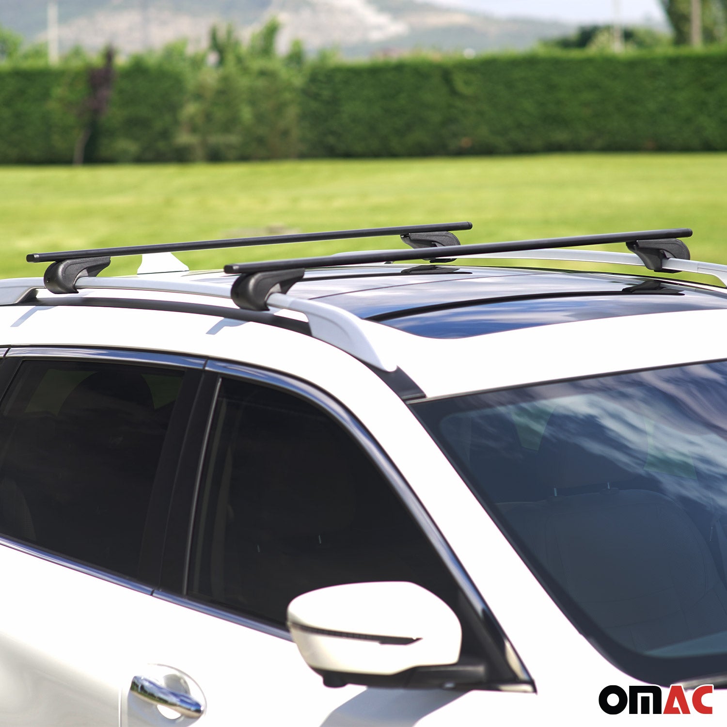 1994-2002 Land Rover Range Rover Roof Rack Cross Bars Black