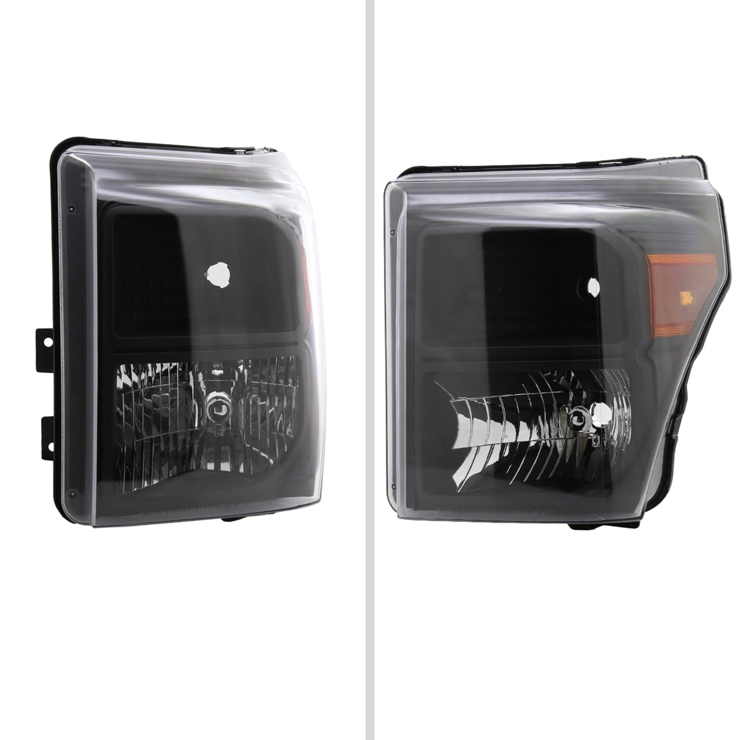 2011-2016 Ford F-250/350/450/550 SuperDuty Factory Headlights Amber Reflectors