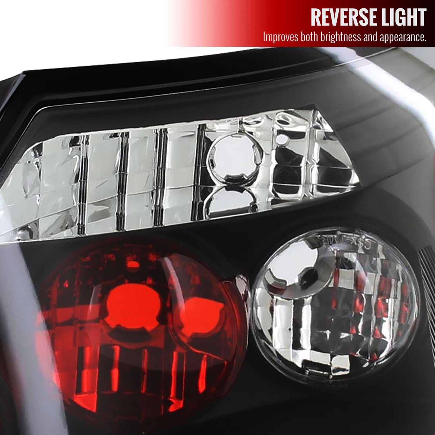 2006-2011 Honda Civic Coupe Tail Lights Matte Black Housing/Clear Lens