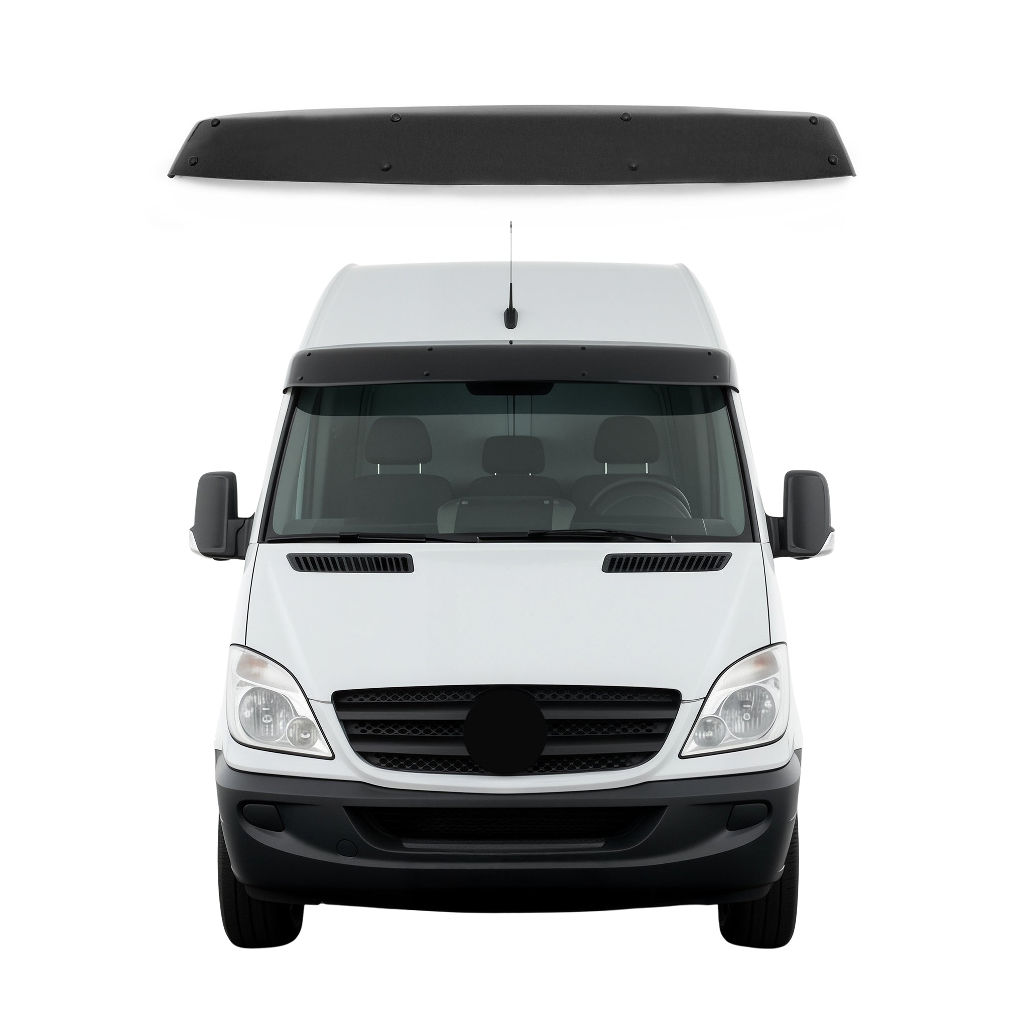 2007-2018 Mercedes Sprinter Front Windshield Sun Visor 1 Pc Smoke