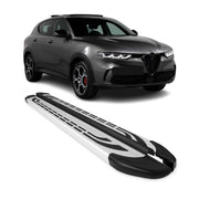 2023-2026 Alfa Romeo Tonale Running Boards Side Steps Silver