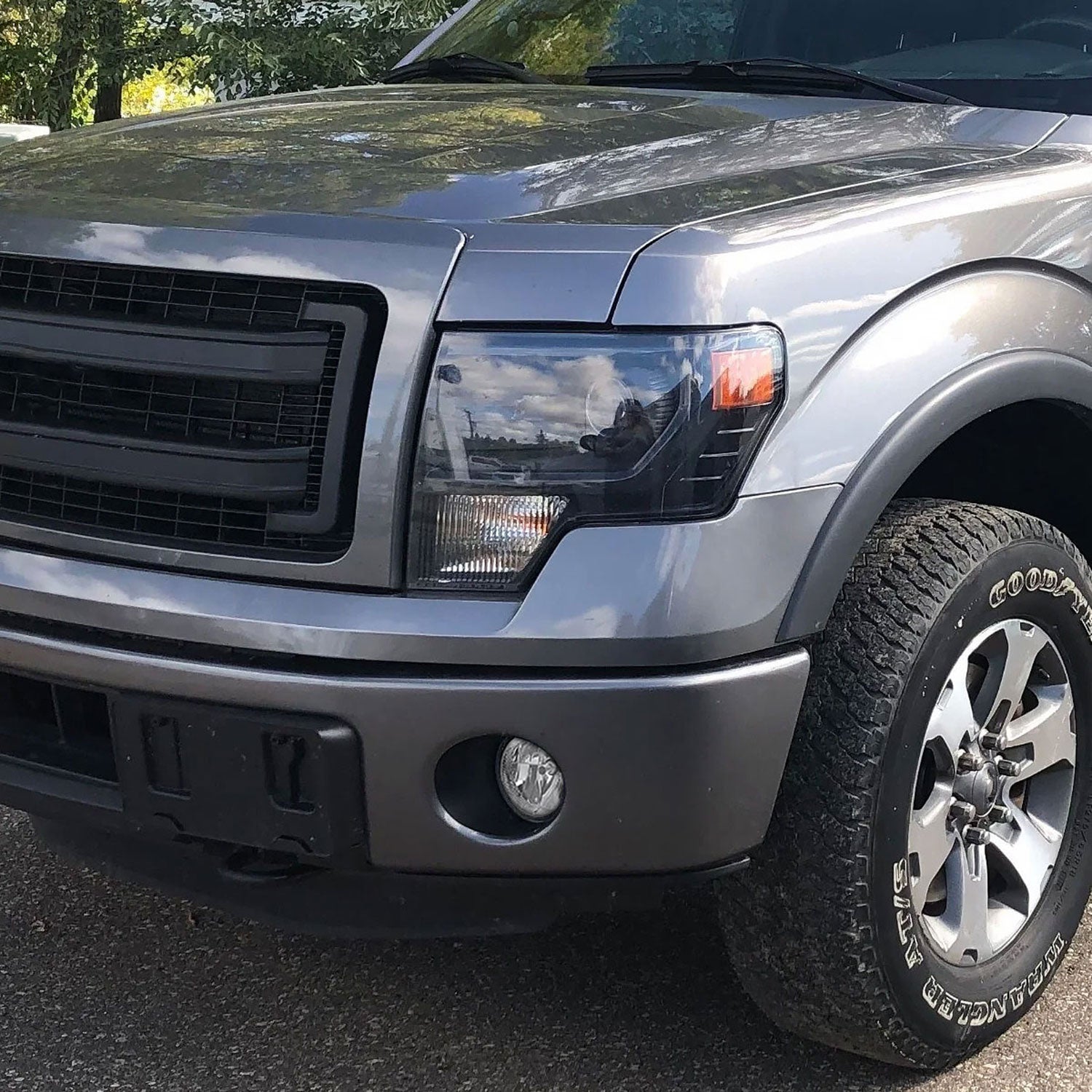 2011-2014 Ford F-150 FX2 FX4/King Ranch/ Lariat/ STX H10 Fog Lights Kit Chrome