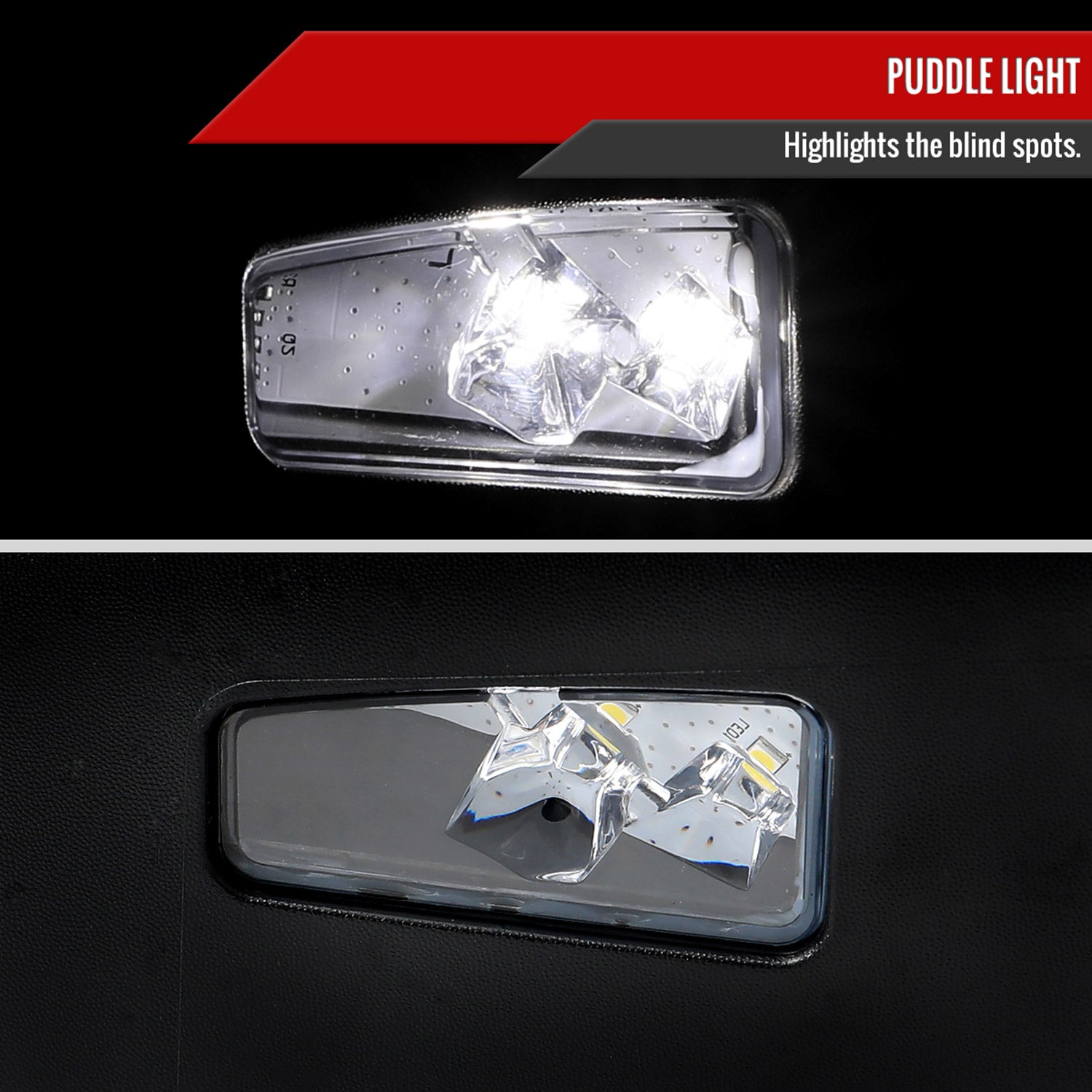 2019-2024 Dodge RAM 1500 Chrome Manual Fold & Heated Side Mirror Passenger