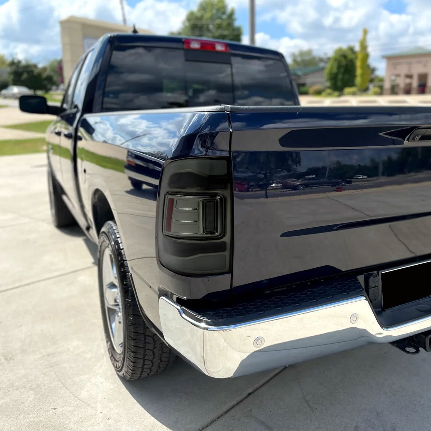 2009-2018 Dodge RAM 1500 2500 3500 LED Bar Tail Lights Chrome/Smoke