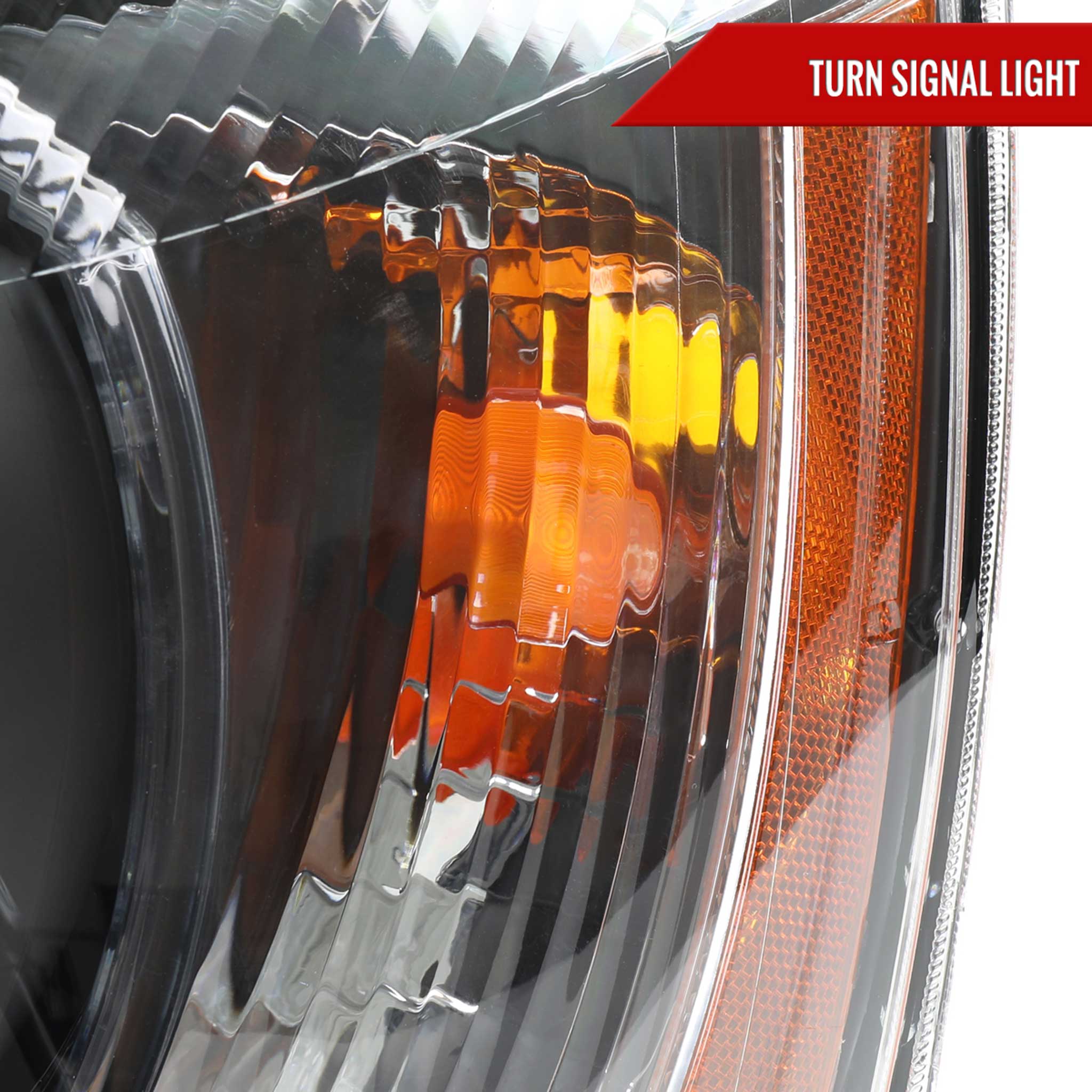 For Toyota Highlander 2001-2003 Factory Style Headlights Matte Black Housing Clear Lens