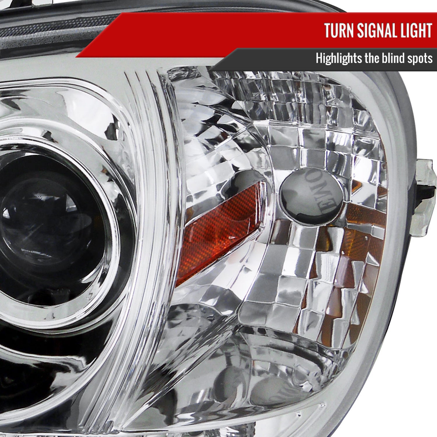 2002-2005 Mercedes Benz W163 ML Class Projector Headlights LED Light Chrome