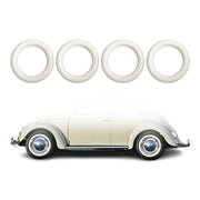Nissan Sentra 16" Tire Wall Portawall Rims Sidewall Rubber Ring Set White 4x