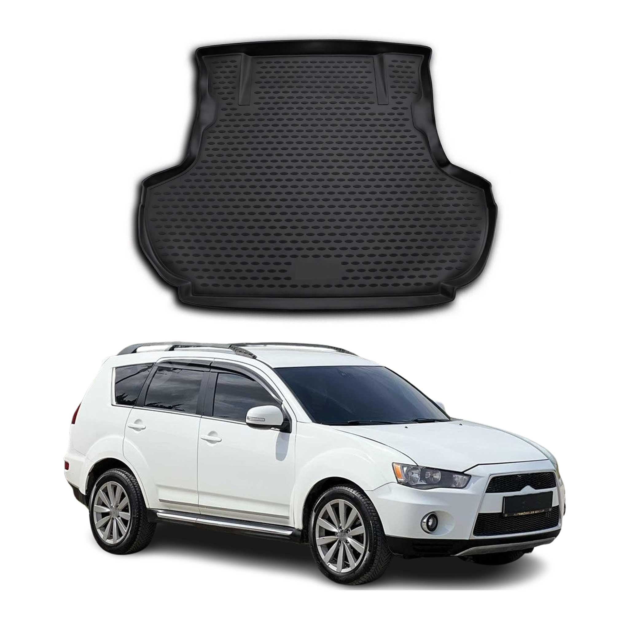 2012-2024 Mitsubishi Outlander XL Cargo Liner Trunk Mat All Weather Black