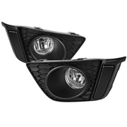 2015-2016 Honda Fit 12V/35W H8 Fog Lights Kit Chrome Housing/Clear Lens