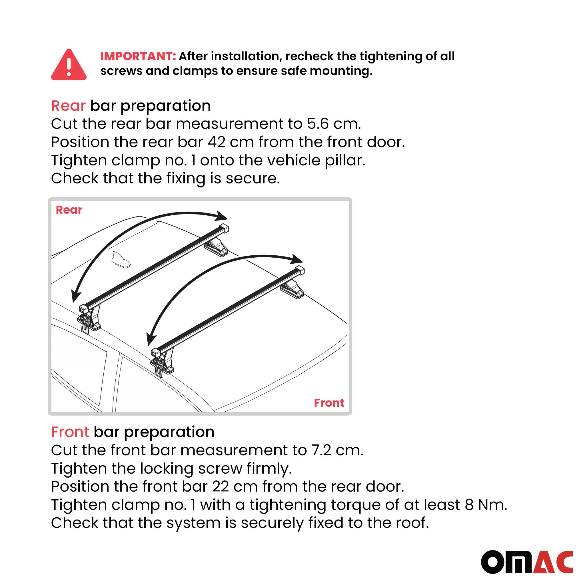 Top Roof Racks Cross Bars fits Dodge Hornet 2023-2025 2Pcs Gray Aluminium