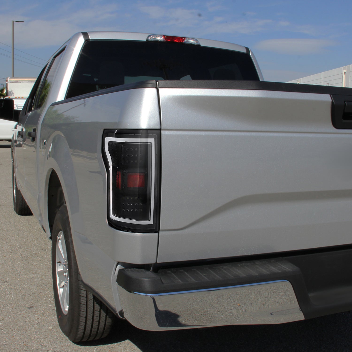 2018-2020 Ford F-150 LED Tail Lights Matte Black Housing/Clear Lens