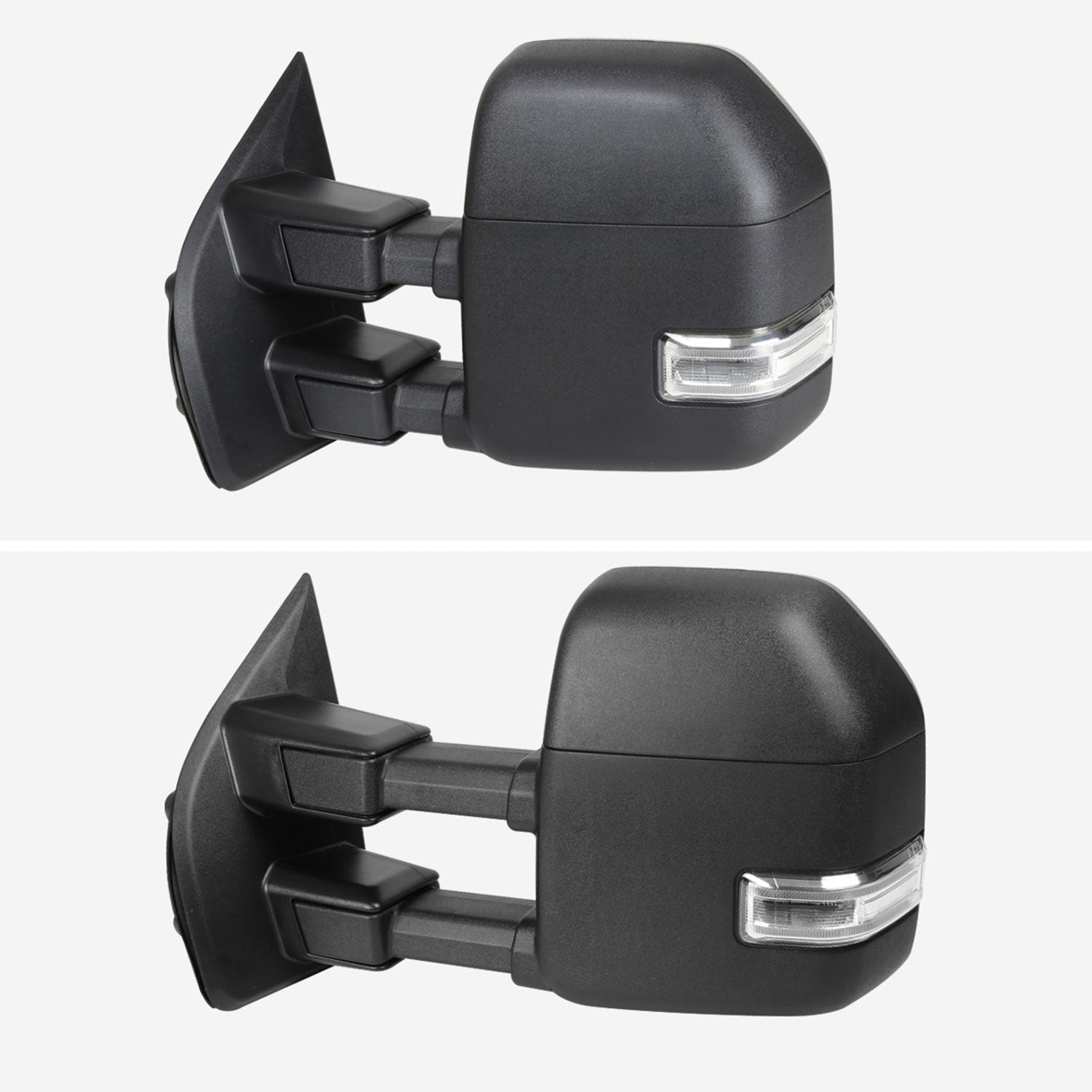 2017-2019 Ford F-250/350/450/550 Super Duty Heated & Manual Towing Mirrors
