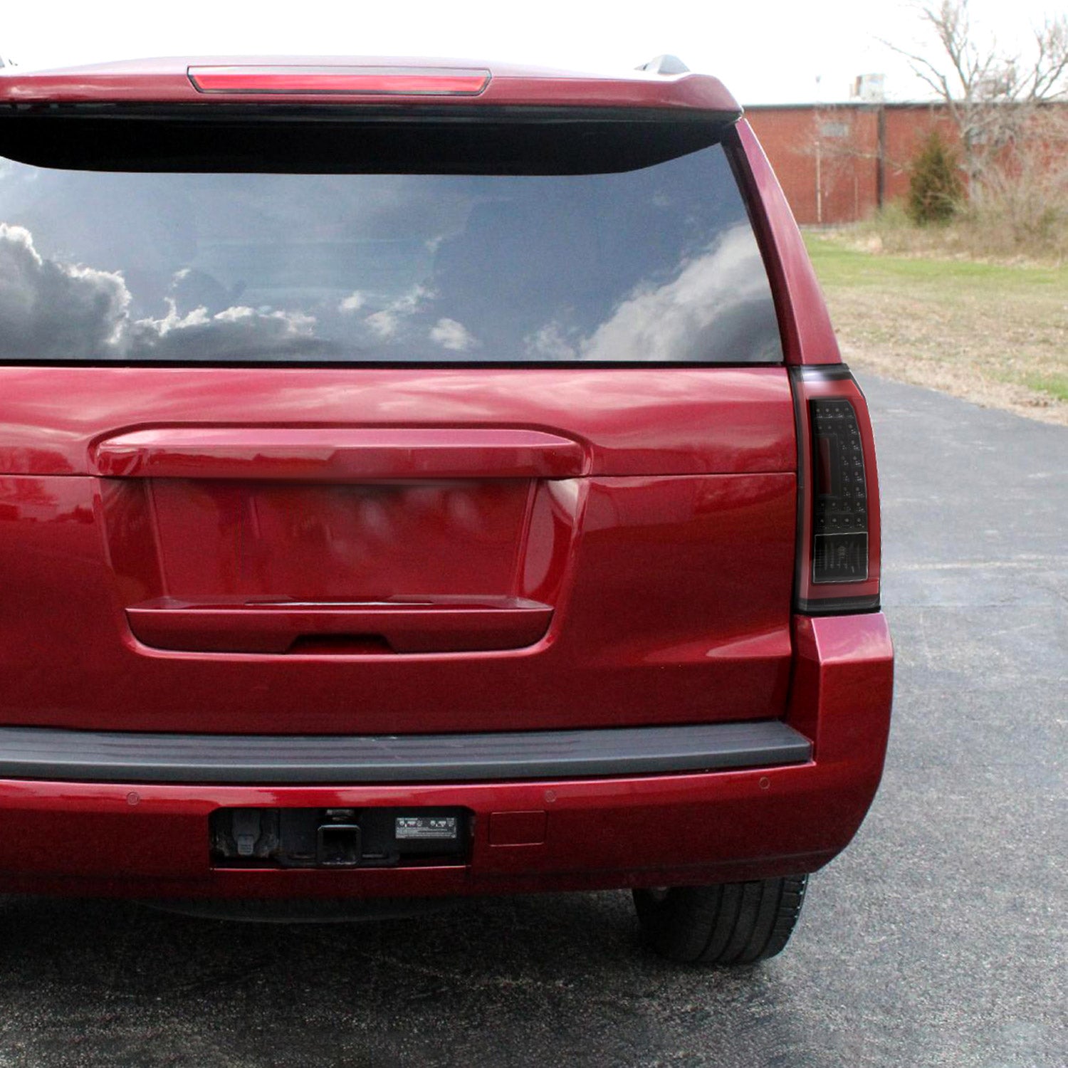 2015-2020 Chevy Tahoe/Suburban LS LT LTZ LED Tail Lights Jet Black/Clear