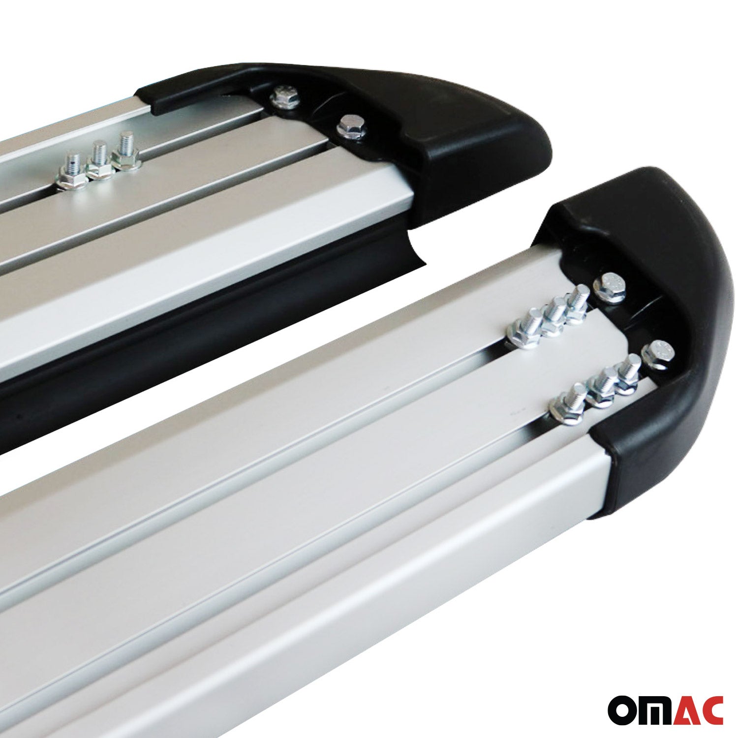 2015-2026 Ford F150 F250 F350 F450 Nerf Bar Side Step Running Boards Alu 2 Pcs