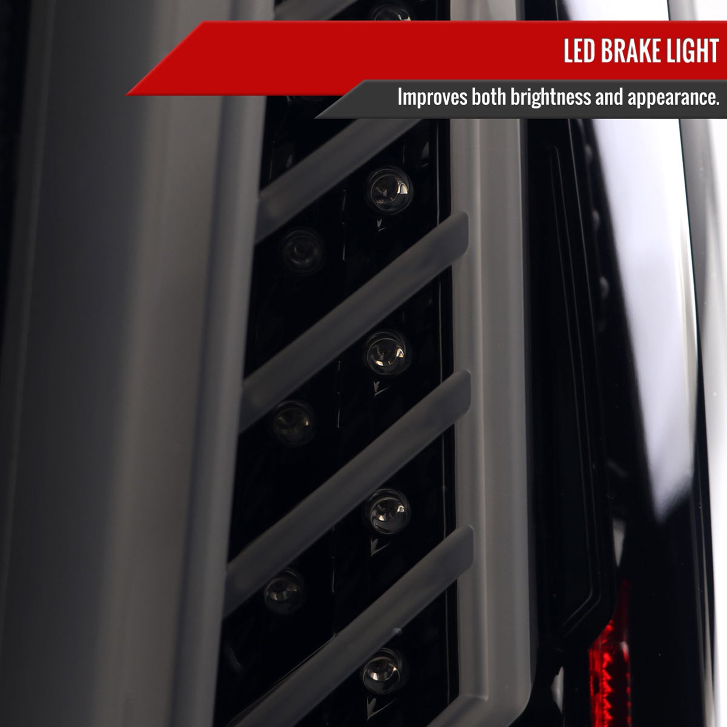 2003-2007 Cadillac CTS LED Tail Lights Glossy Black Housing/Smoke Lens