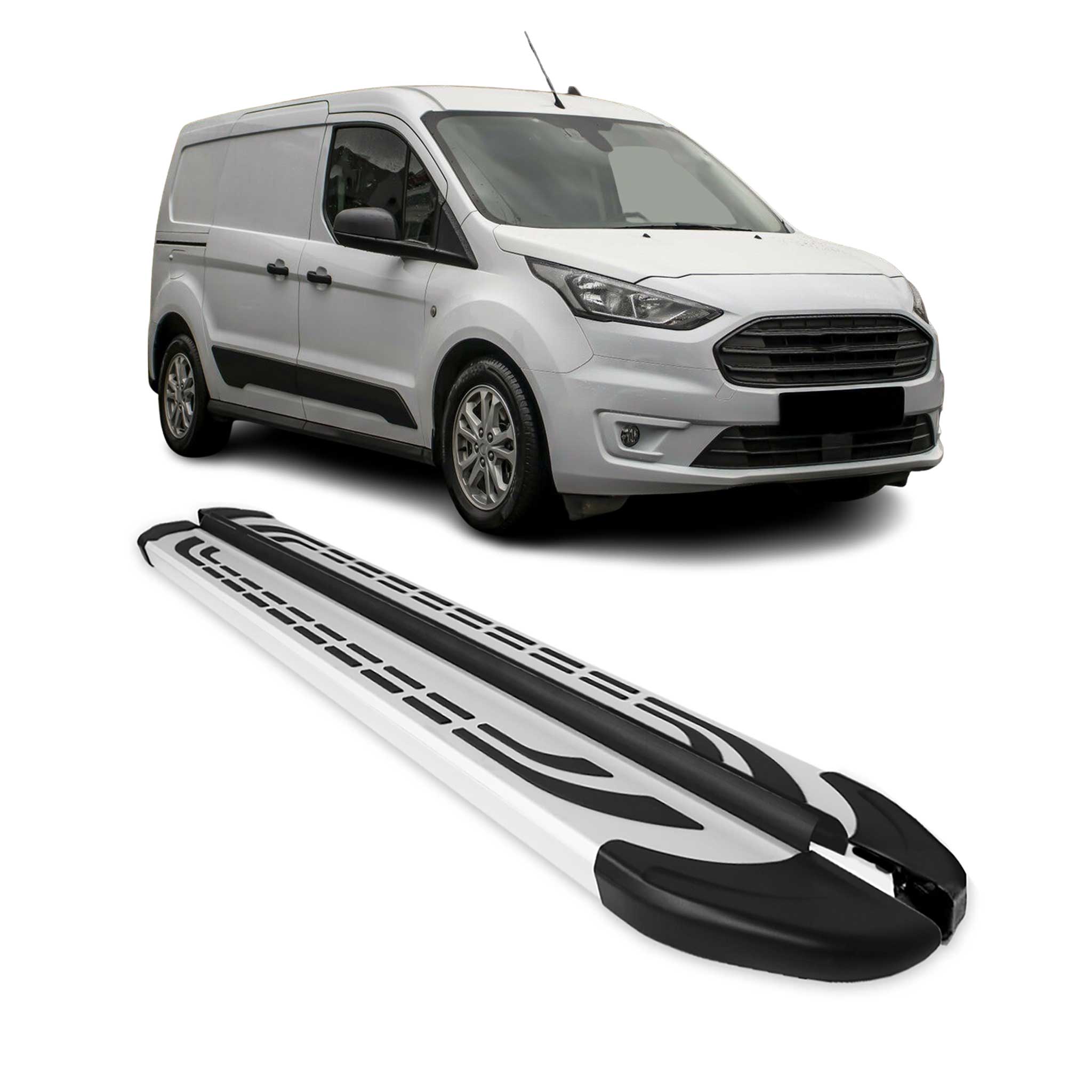 2020-2026 Ford Transit Connect Nerf Bar Side Step Running Boards Alu 2x