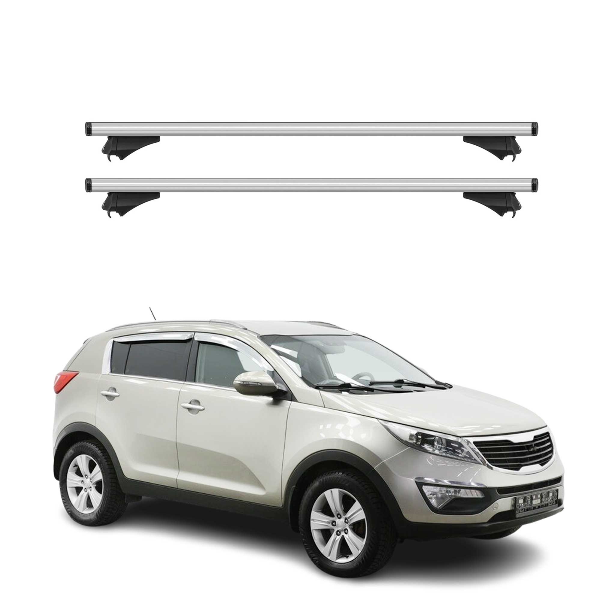 2015-2016 Kia Sportage Roof Rack Cross Bars Silver