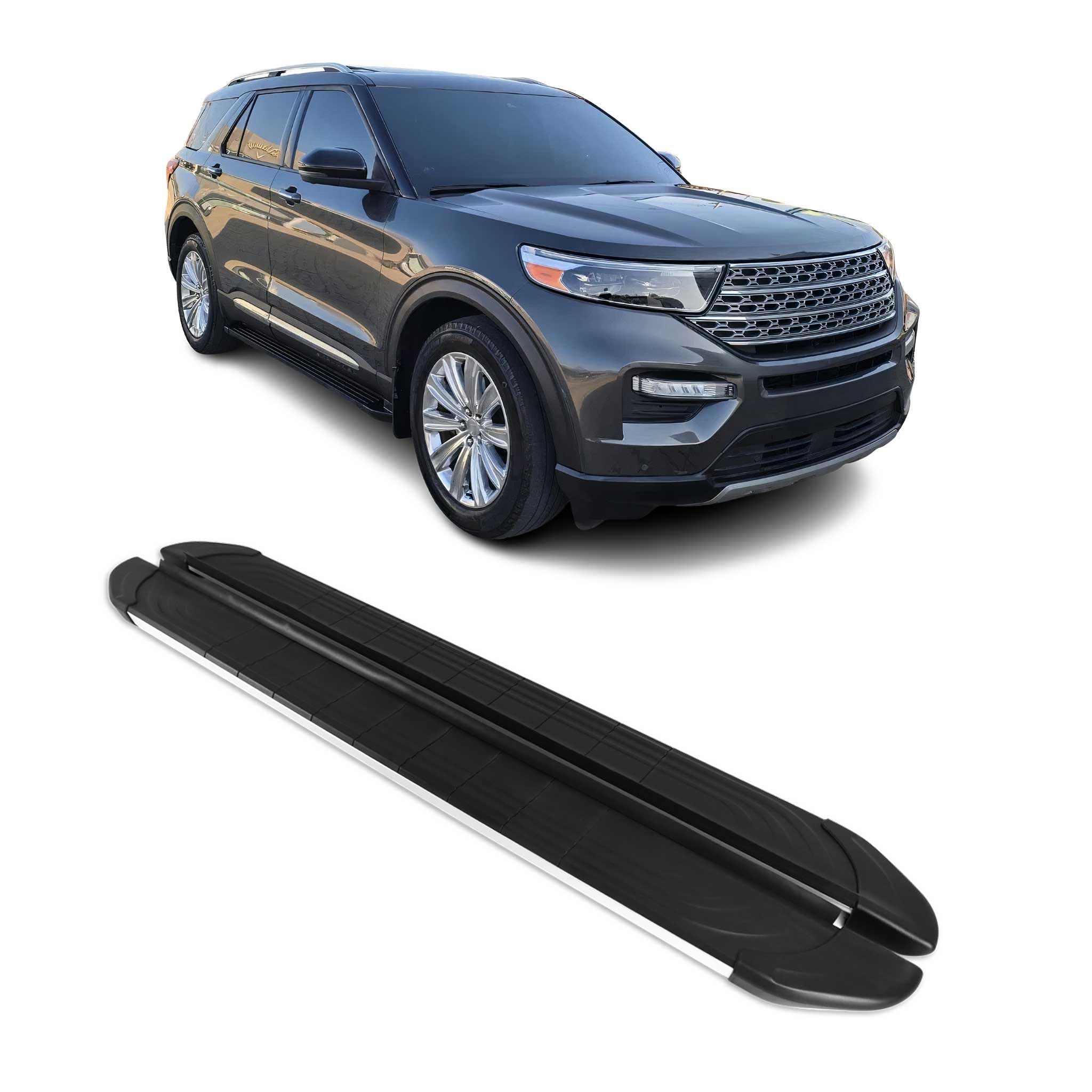 2020-2026 Ford Explorer Nerf Bar Side Step Running Boards Alu 2x