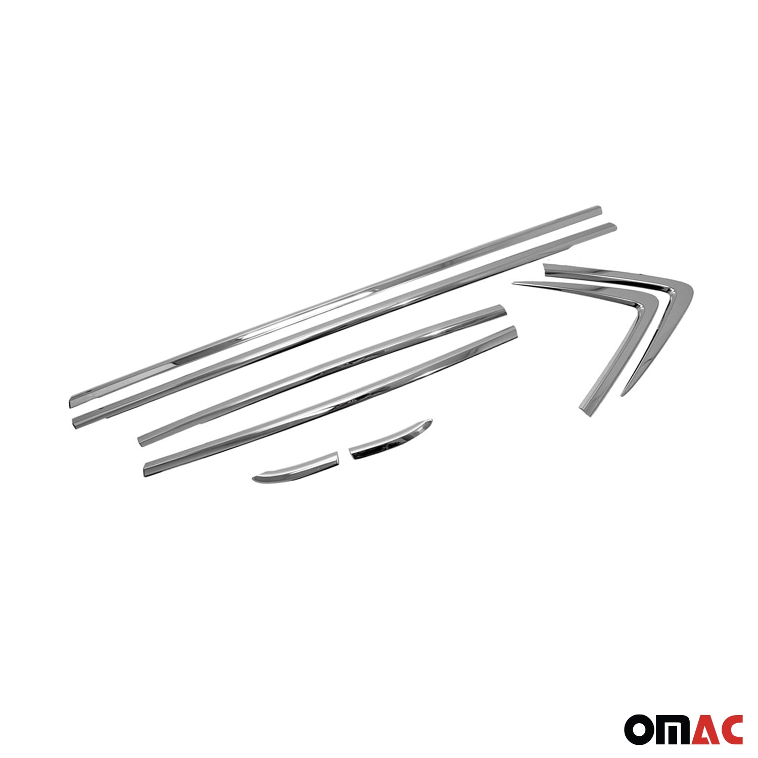 2013-2016 Buick Encore Window Molding Trim Streamer Stainless Steel Silver 8 Pcs
