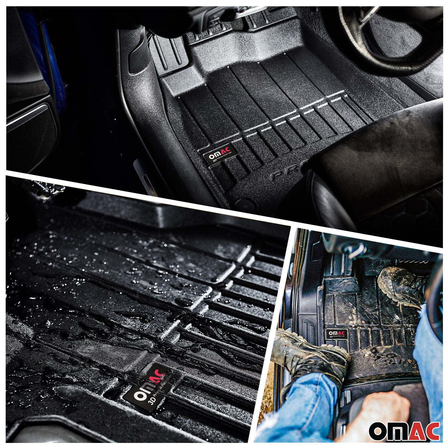 2018-2024 Audi Q5 OMAC Premium Floor Mats + Cargo Liners