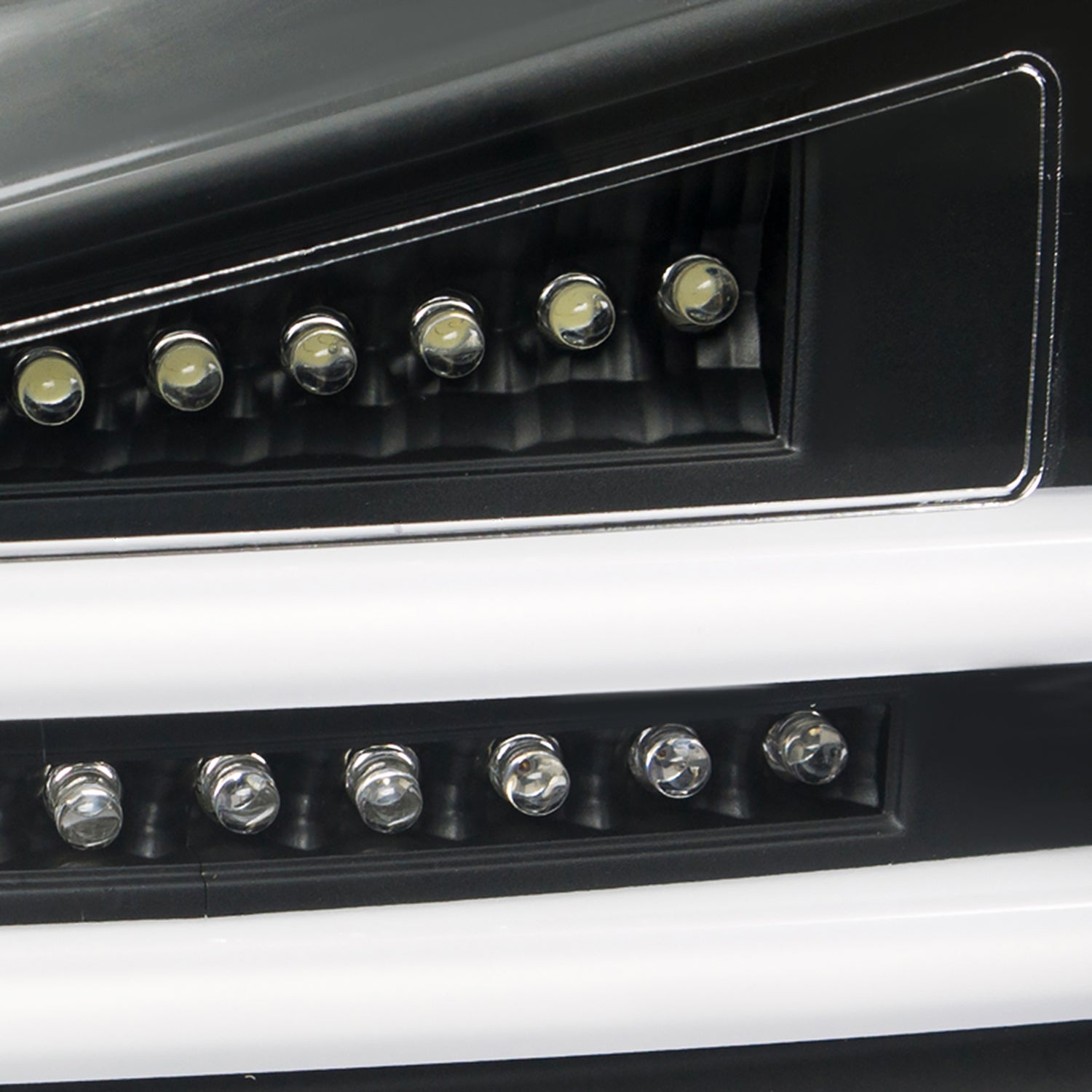 2006-2008 Lexus IS250/IS350 LED Tail and Trunk Lights Matte Black/Clear Lens