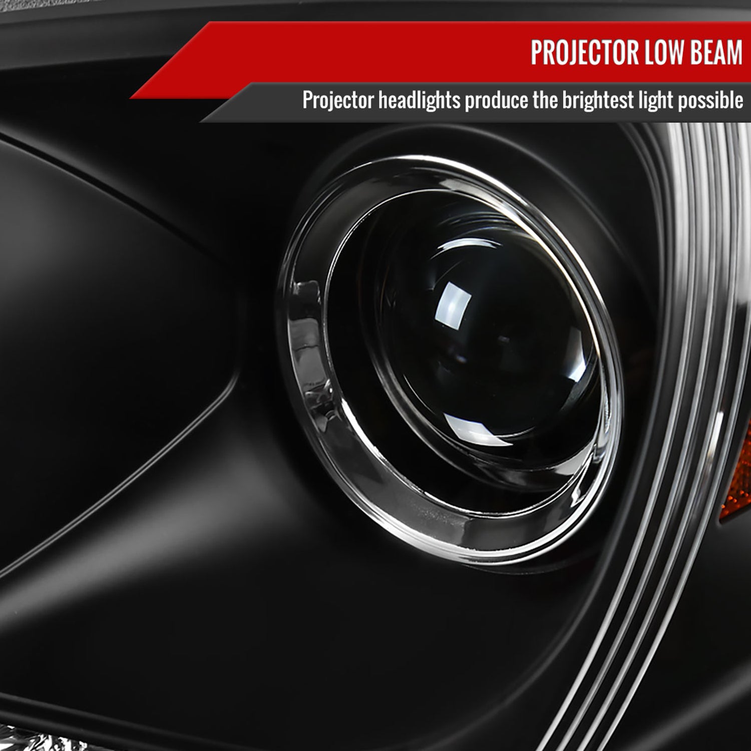 2002-2005 Mercedes Benz W163 ML Class Projector Headlights SMD LED Light Black