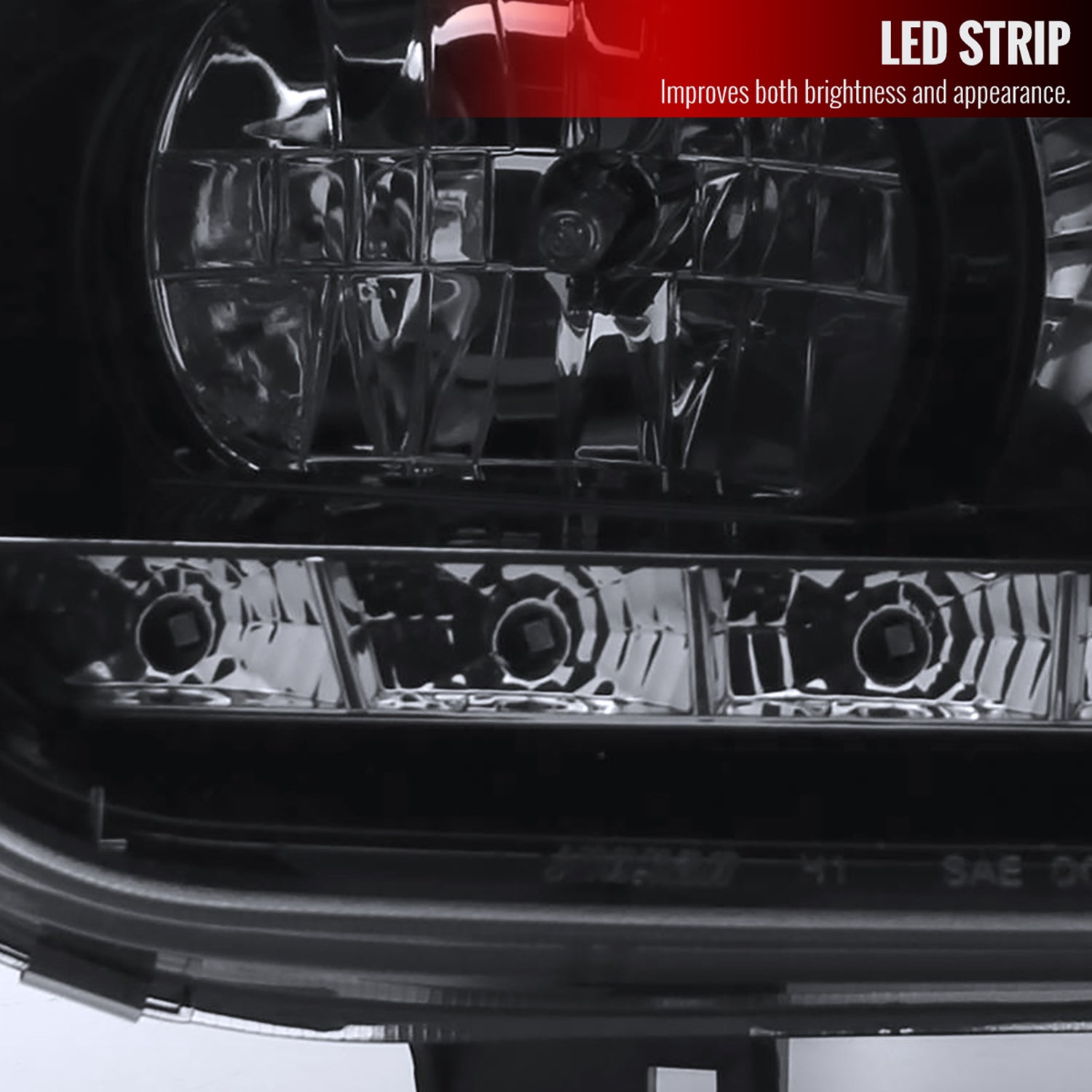 1999-2006 VW Golf Mk4 GTI/R32 Cabrio Projector Headlights R8 LED Light Smoke