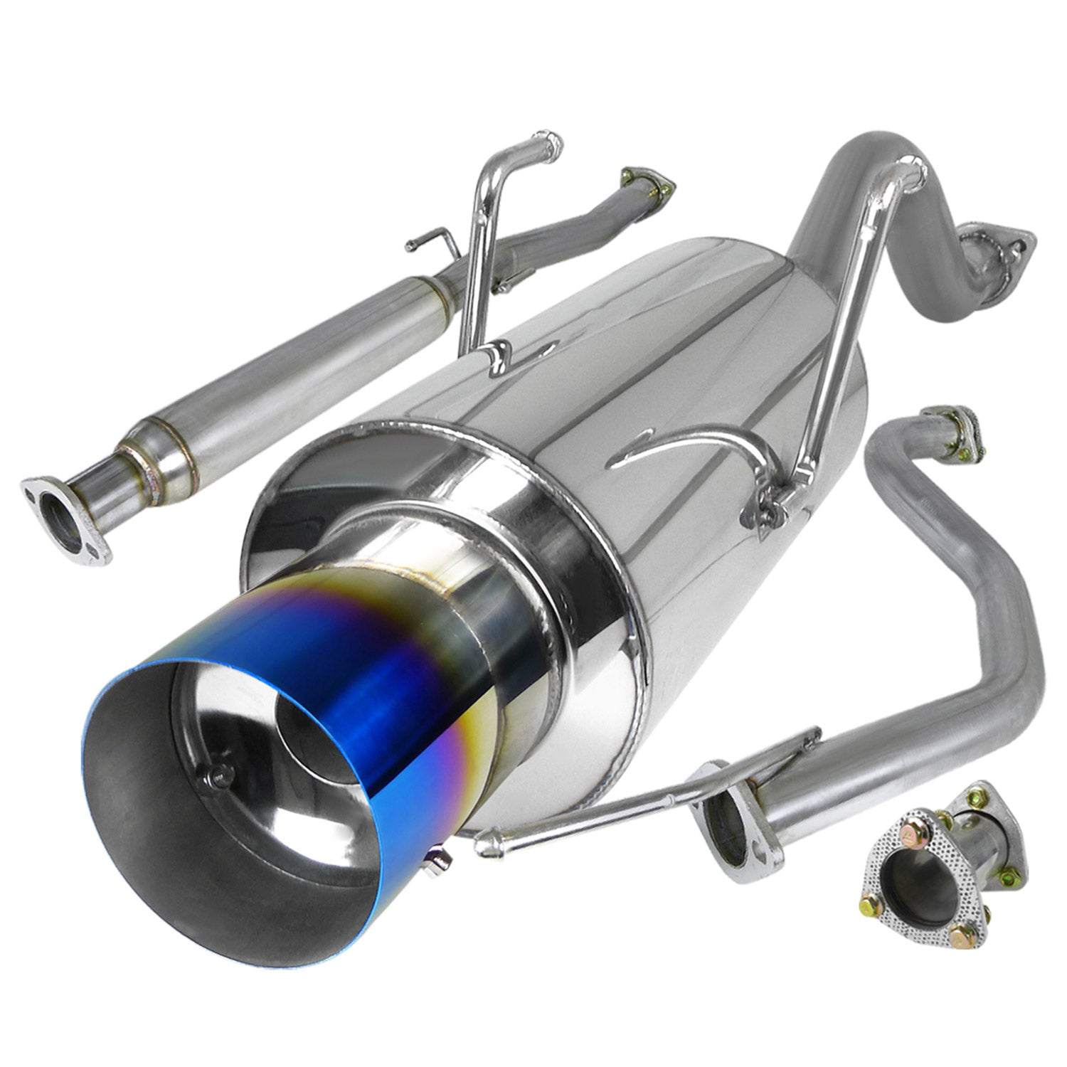 1994-2001 Acura Integra Hatchback GS-R Steel N1 Catback Exhaust Burnt Tip