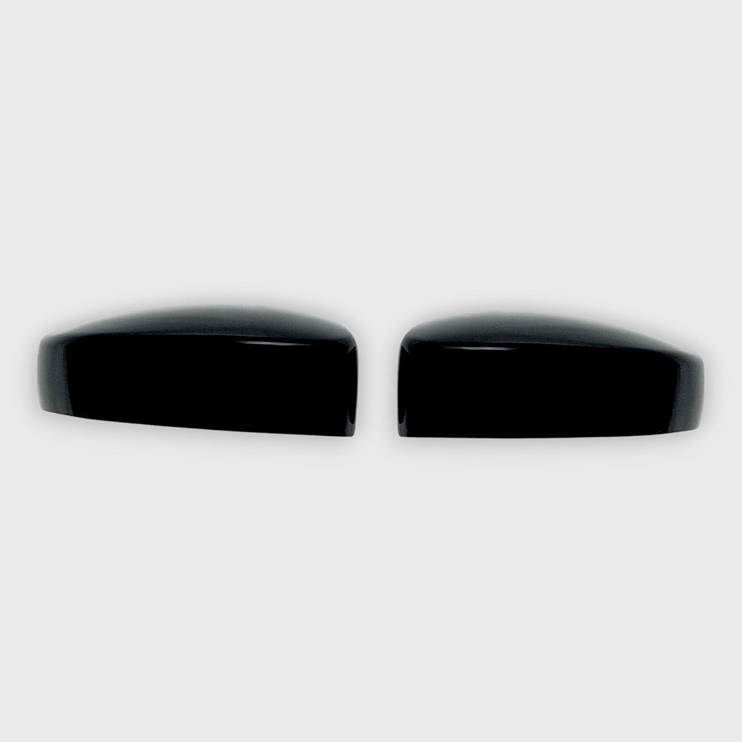 2017-2025 Jeep Compass Mirror Cover Caps Gloss Black 2Pcs ABS Plastic
