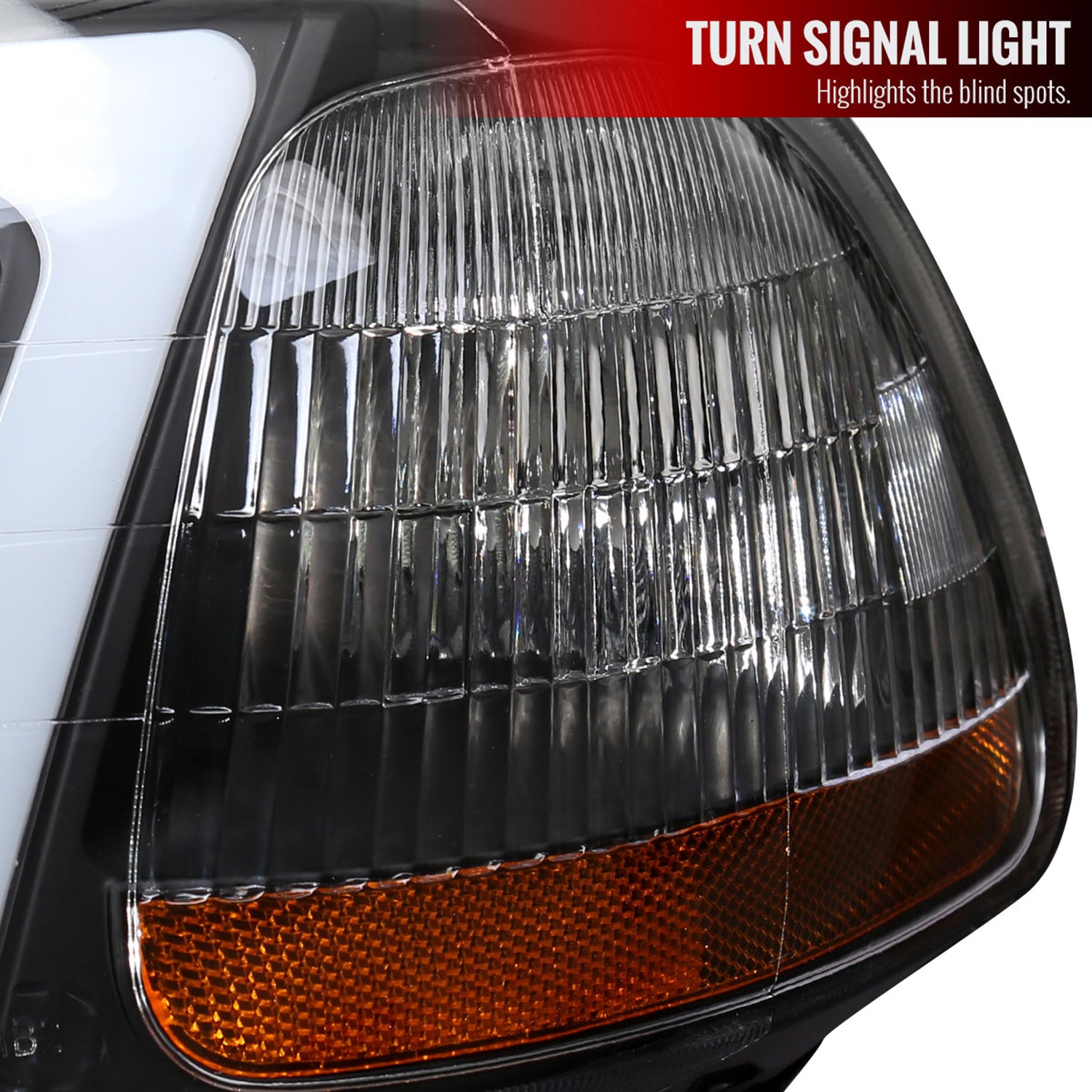 1996-1998 Honda Civic Coupe/Sedan LED Bar Factory Headlights Matt Black