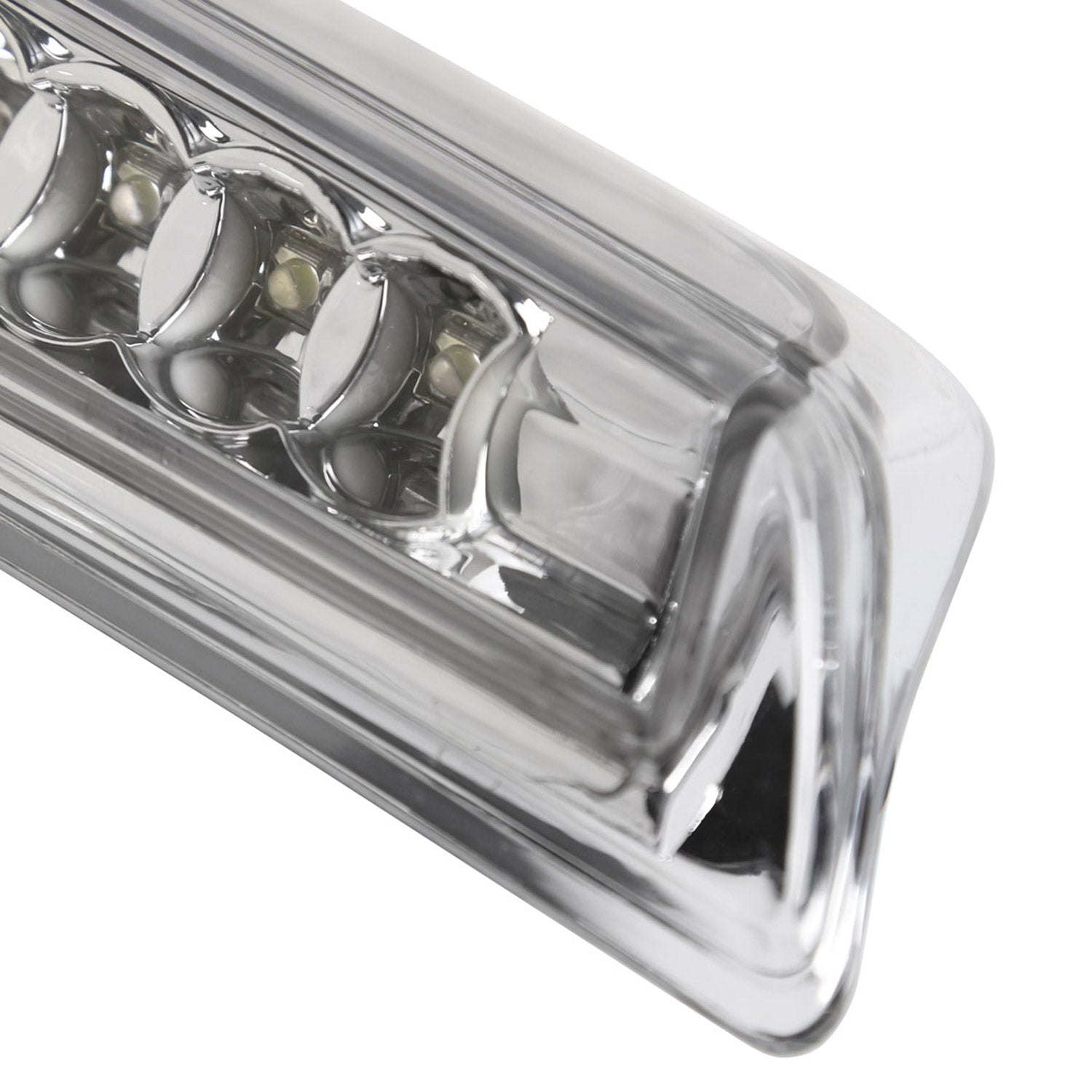 2004-2015 Nissan Titan LED 3rd Brake Light Chrome Housing/Clear Lens